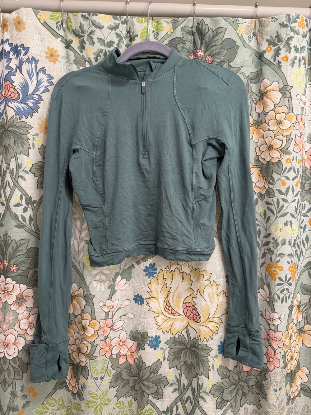 Lululemon Women's Half-Zip Active Pullover Top - Teal